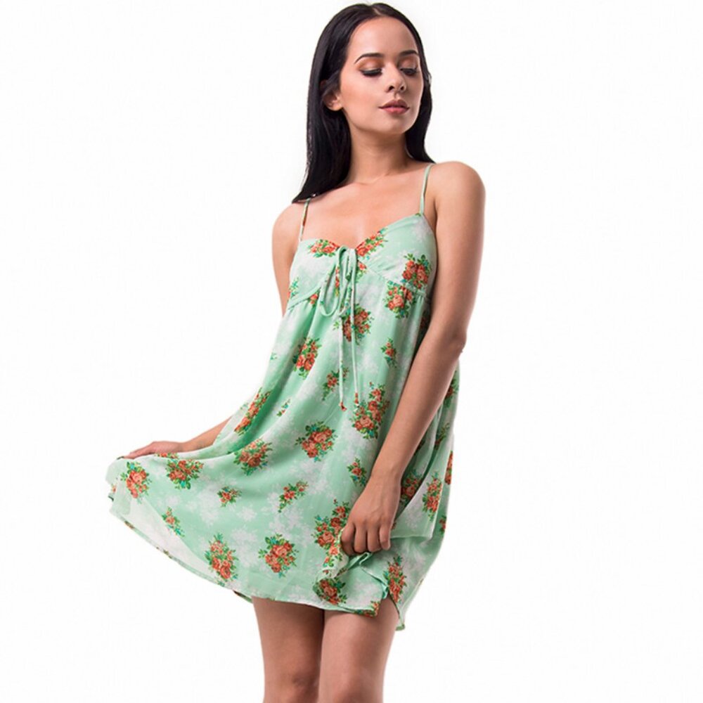 Chloe Babydoll Sleeveless Mini Dress